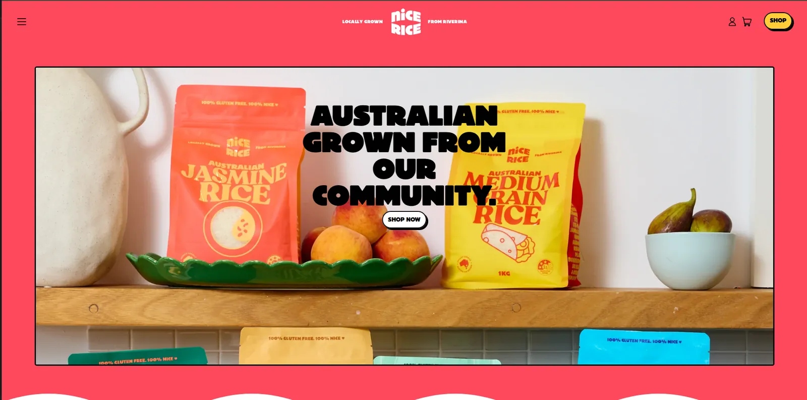 Nice Rice storefront