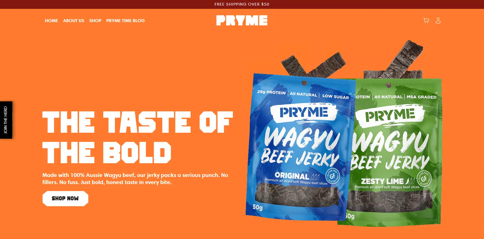 Pryme storefront